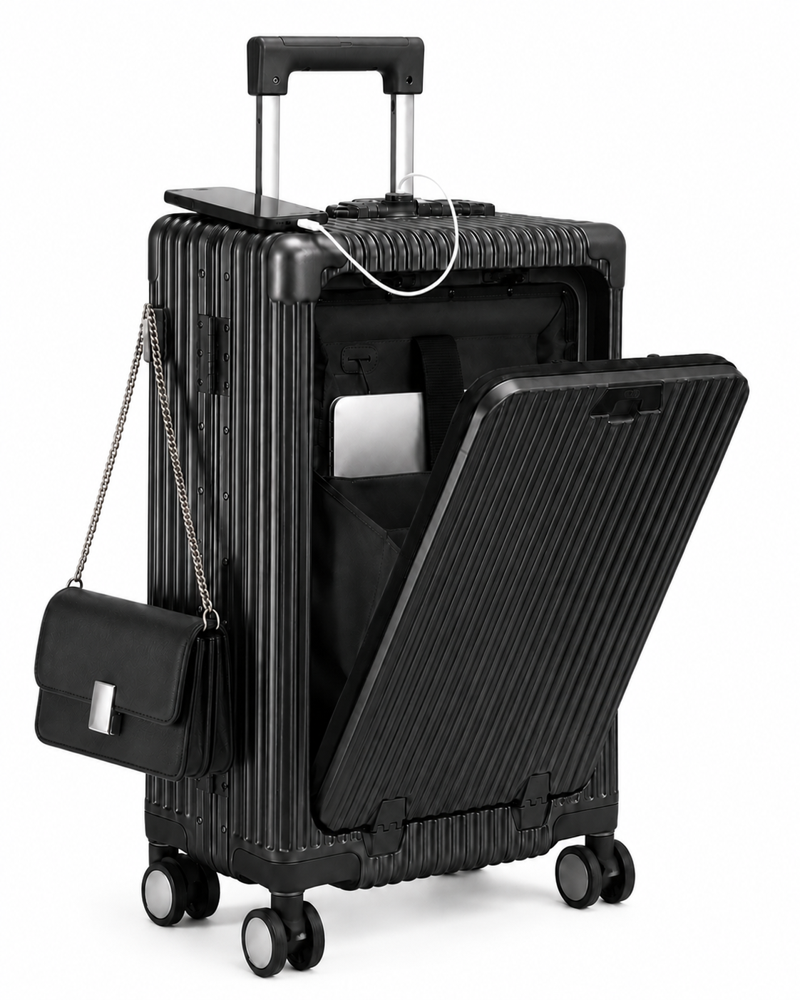 Interieur valise cabine Cabinova – compartiments organises et spacieux