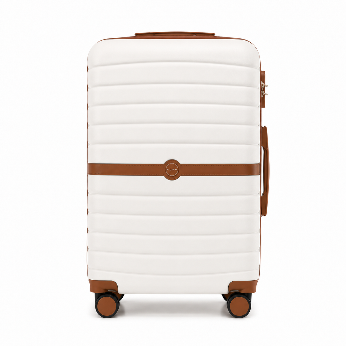 Valise cabine KONO Cabinova vue de face – coque PC resistante aux chocs