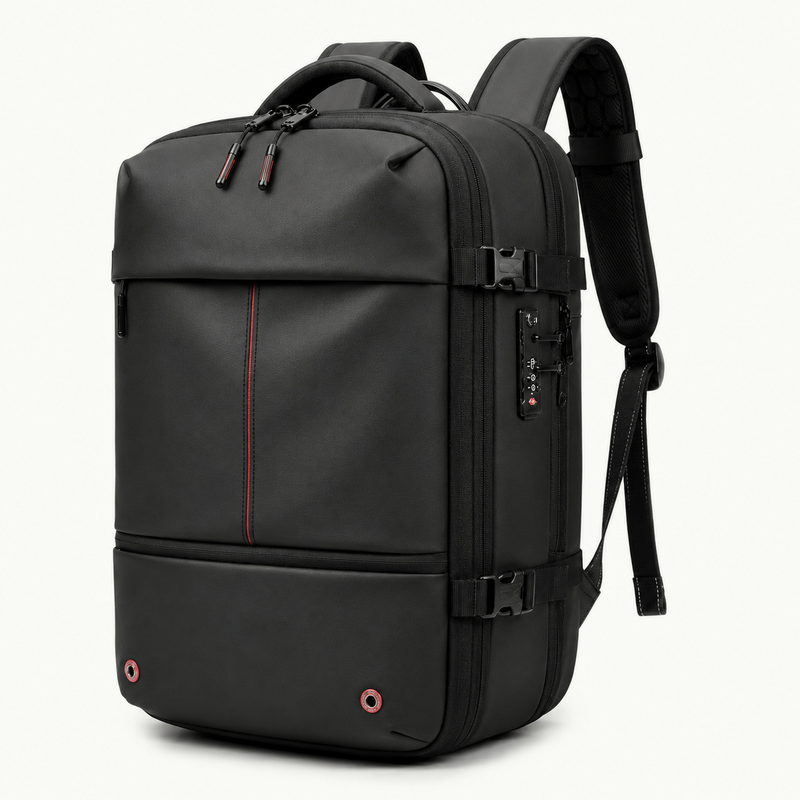 Sac à dos de voyage à compression Cabinova, vue trois quarts avant