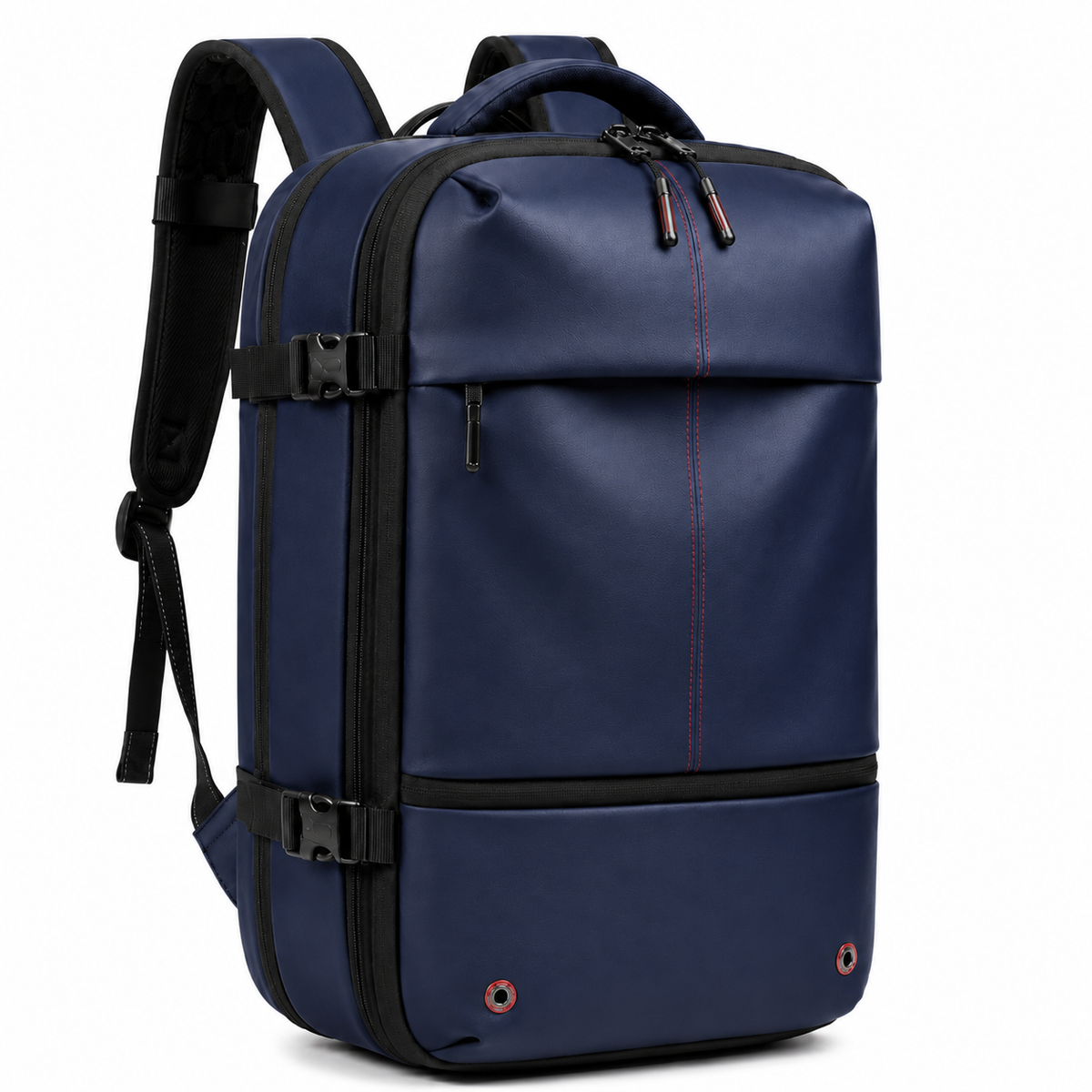 Sac à dos de voyage à compression — coloris bleu marine