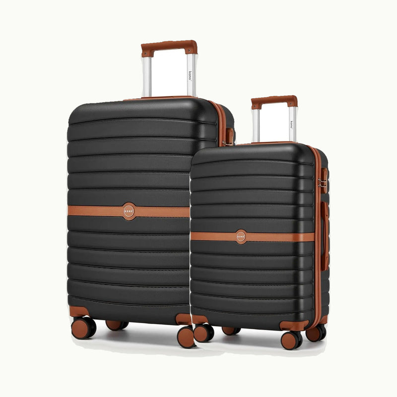 Set KONO 2 valises, Noir