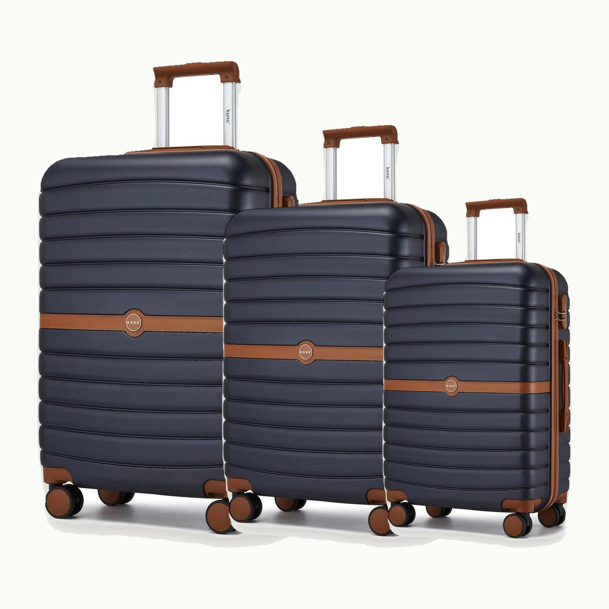 Set KONO 3 valises, Bleu
