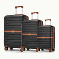 Set KONO 3 valises, Noir