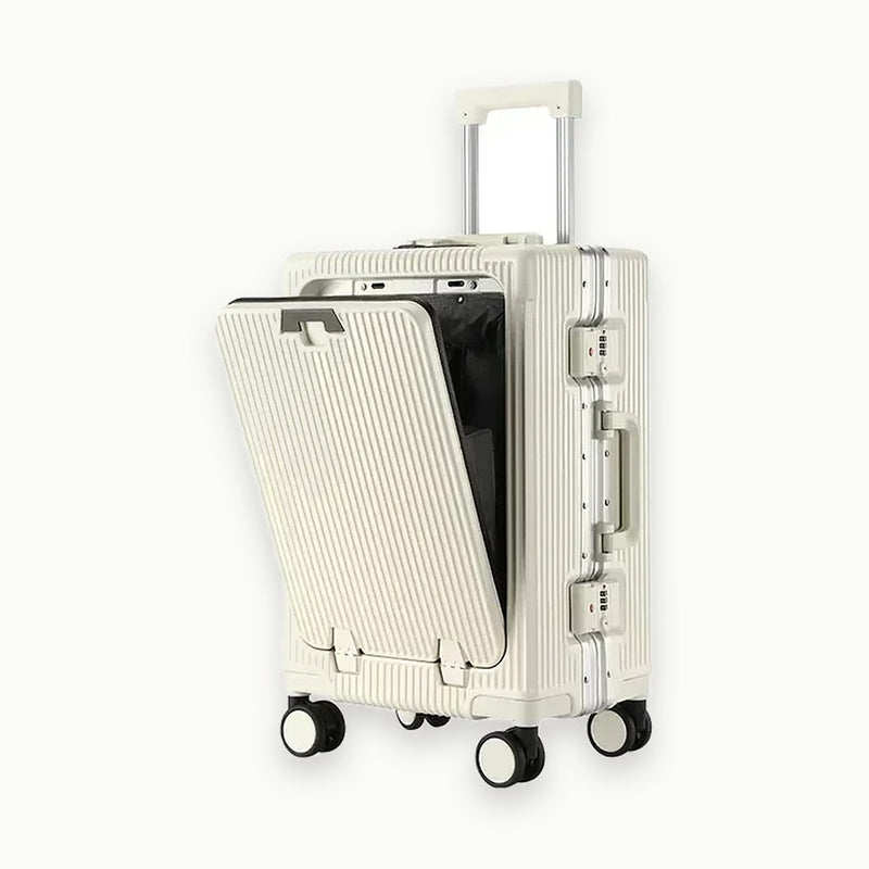 Valise Cabine Intelligente, Beige