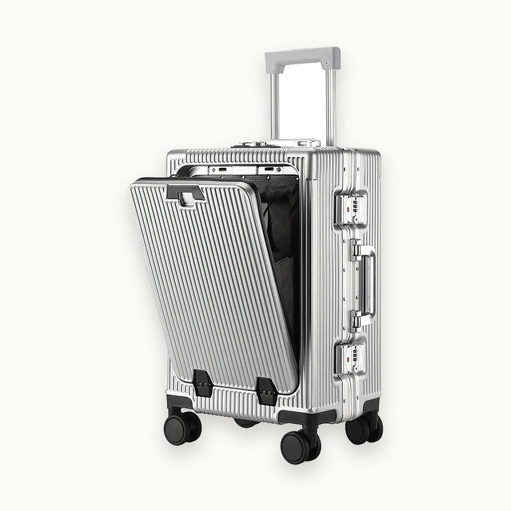 Valise Cabine Intelligente, Gris clair