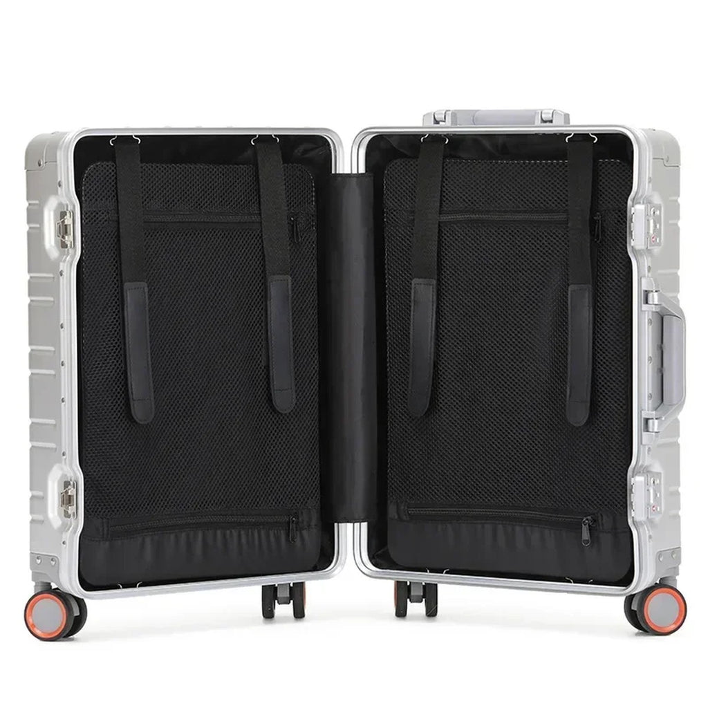 Valise Premium Aluminium, en situation