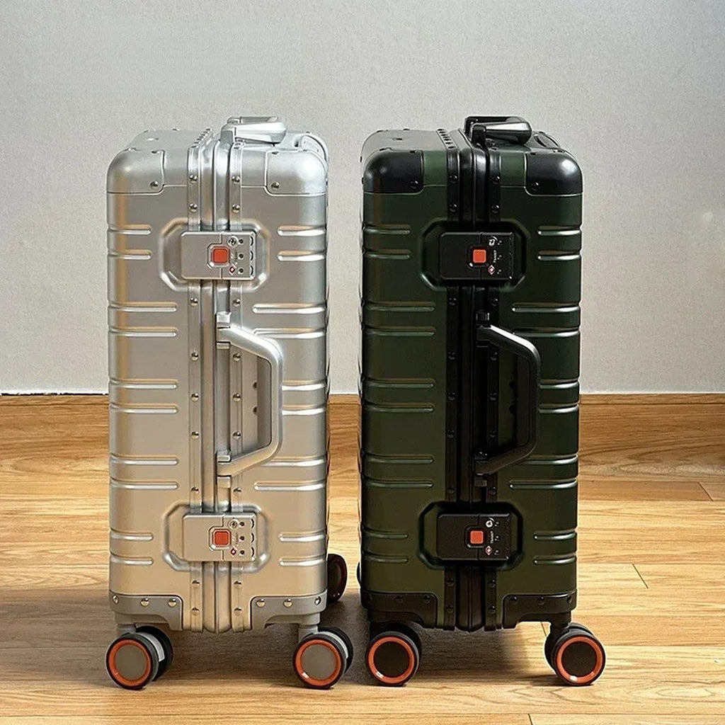Valise Premium Aluminium, en situation