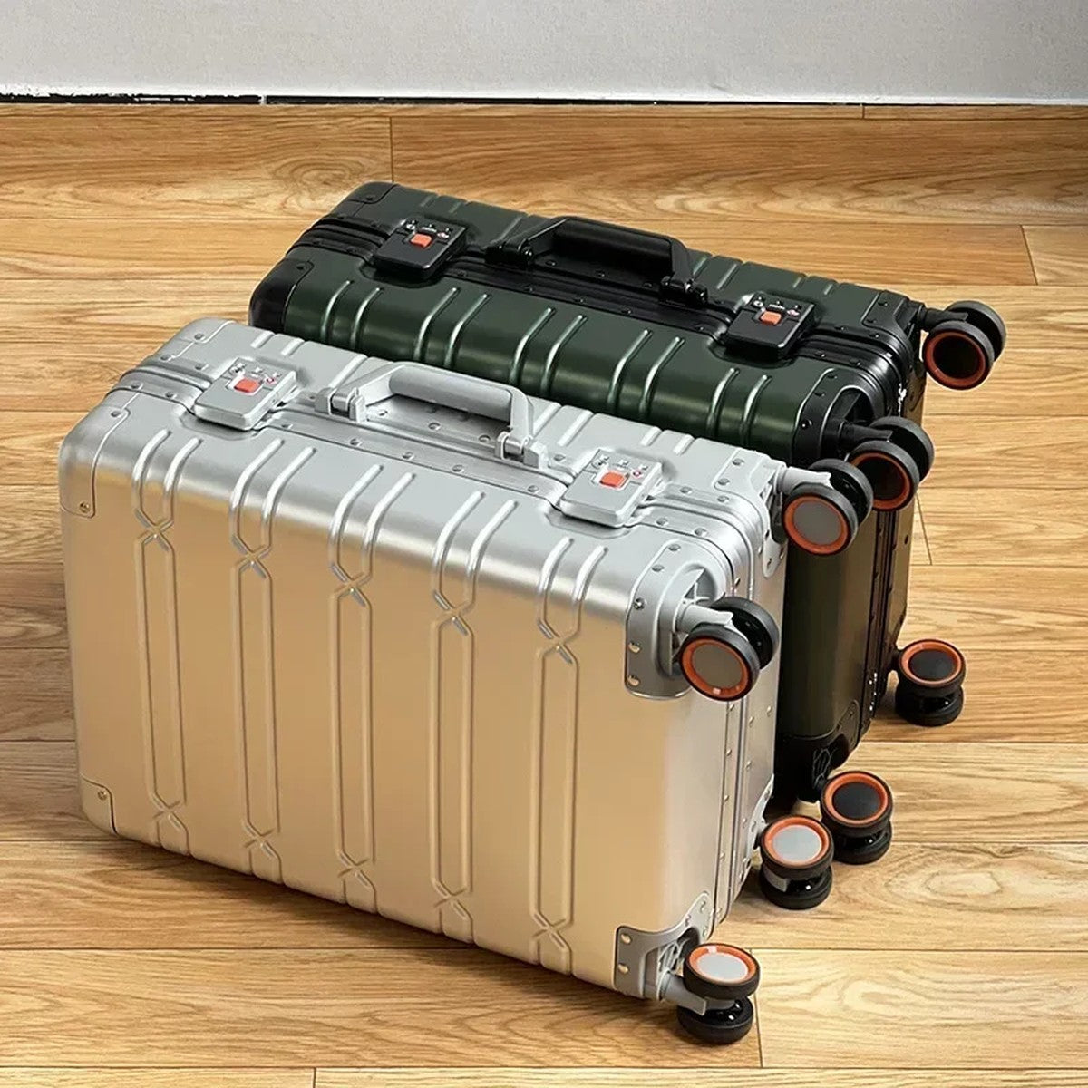 Valise Premium Aluminium, en situation