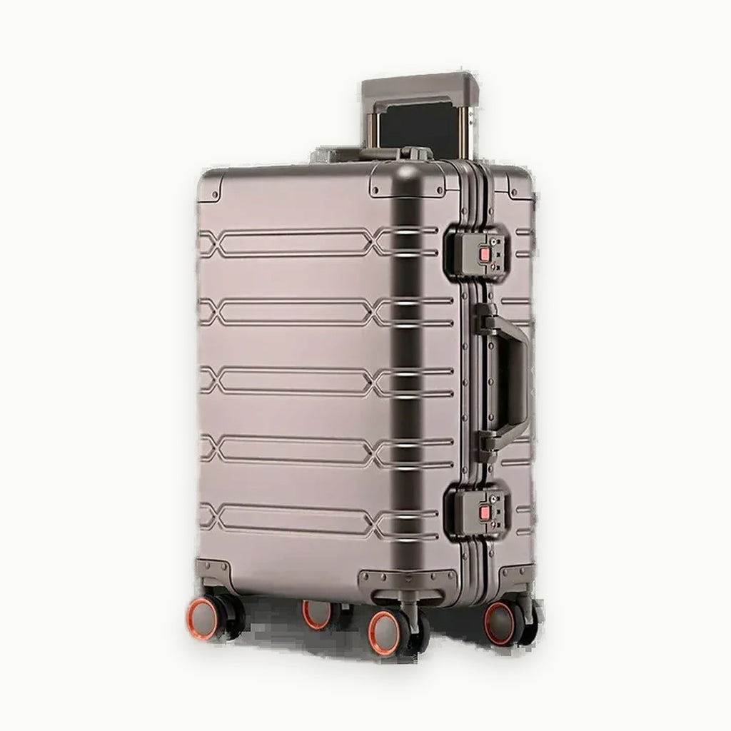 Valise Premium Aluminium, Or Titane